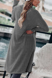 Slouchy Pocketed Knit Longline Cardigan