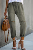 Pocketed Denim Joggers