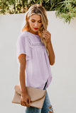 Flutter Sleeves Sheer Textured Babydoll Top