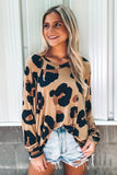 Print Long Sleeve Loose Top