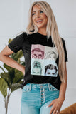 Portraits Graphic Print T-shirt