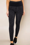 Mocha Leopard Print Active Leggings