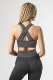 Criss Cross Bra and High Waist Leggings Sports Wear