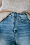 High Waist Ankle-Length Skinny Jeans