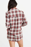 Plaid Long Sleeve Christmas Pajama Set