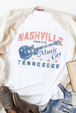 The Old Music City Retro Graphic T Shirt