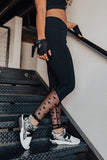 Reach For The Stars Mesh High Waist Active Legging