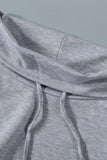 Colorblock Thumbhole Sleeved Sweatshirt