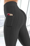 Pockets Butt Lift High Waist Anti-Cellulite Yoga Pants