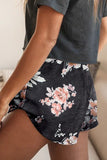 Camo Drawstring Elastic Waist Shorts