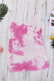 Tie Dye Print Knit Tank Top