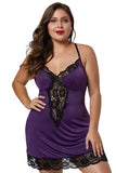 Venecia Chemise with Lace Trim