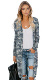 Print Long Cardigan
