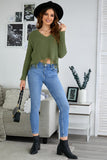 Tainted Love Cotton Distressed Sweater