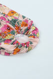 Water Painting Flowers Sexy Off Shoulder Top