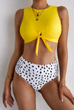 Tie Knot High Waist Bikini