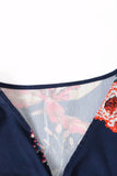 Amaryllis Floral Twist Top