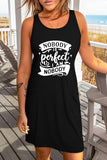 Moon Phases Forest Aesthetic Print Tank Dress