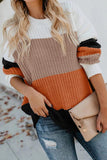 Casual Colorblock Sweater