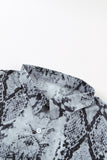 Python Print Short Sleeve Shirt    Leopard Print Short Sleeve Shirt