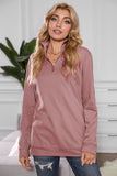 Zip Collar Sweatshirt