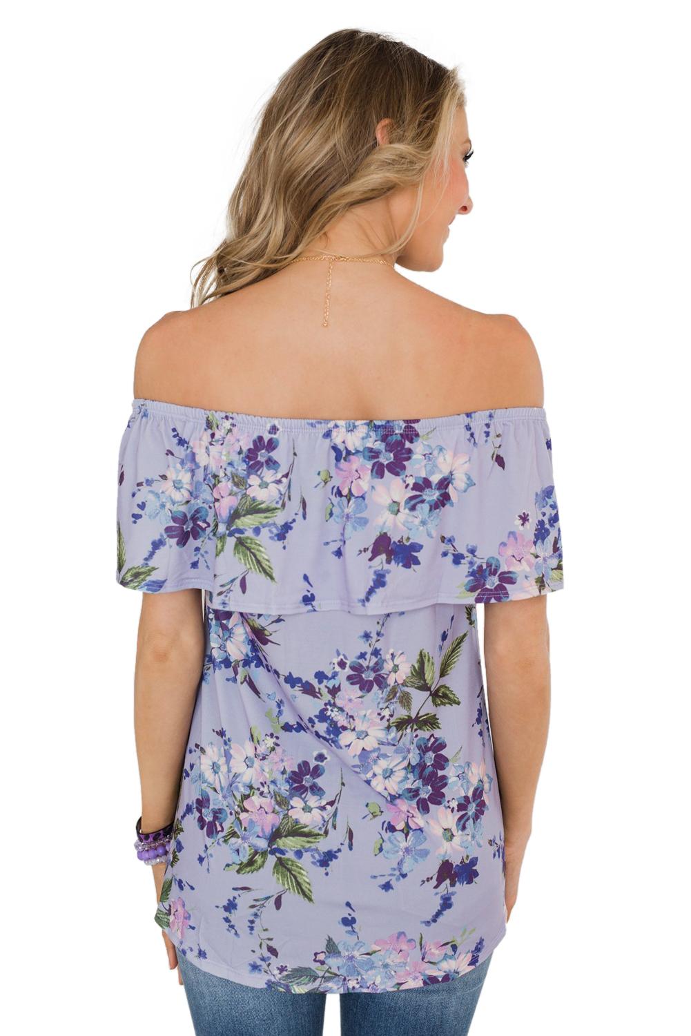 Grow with Me Off The Shoulder Floral Top