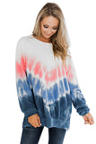 Ombre Tie Dye Pullover Top