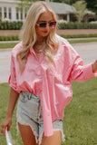 Chest Pocket Oversized Shirt