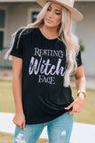 Resting Witch Face Short Sleeve Graphic Tee