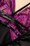 Lace Spice Satin Babydoll with Slit