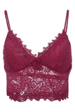 Deep V Lace Bralette Crop Top
