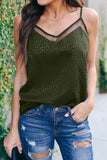 Embossed Mesh Cami Tank