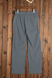 Elastic Waist Drawstring Wide Leg Pants