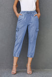 Drawstring Cargo Pocketed Joggers