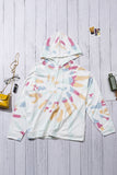 Tie Dye Pattern Hoodie