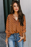 Print Buttoned Long Sleeve Shirt