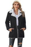 Lapel Collar Button Fleece Jacket
