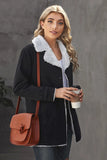 Lapel Collar Button Fleece Jacket