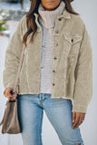 Corduroy Pocket Buttoned Jacket