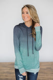 Chloe - Baseball Double Hoodie Sweatshirt